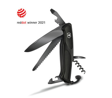 Victorinox Ranger 55 Grip Onyx Black - 13 Total Tools