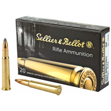 Sellier & Bellot SB303B 303 British Ammo 150 Grain Soft Point (SP) - 20 Round Box
