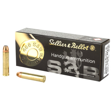Sellier & Bellot 460 S&W 255 Grain Jacketed Hollow Point - 20 Round Box