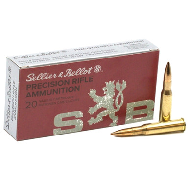Sellier & Bellot 7.62x54R Ammunition SB76254RC 174 Grain Hollow Point Boat Tail 20 Rounds