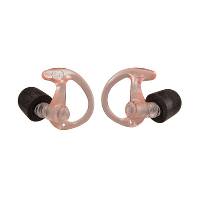 SureFire EP10 Sonic Defenders Ultra Max Reusable Earplugs 30 dB NRR Memory Foam Tips Medium Clear - EP10-MPR