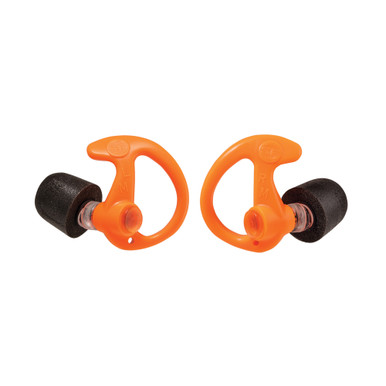 SureFire EP10 Sonic Defenders Ultra Max Reusable Earplugs 30 dB NRR Memory Foam Tips Medium Orange - EP10-OR-MPR