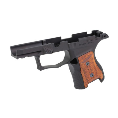 Sharps Bros. Gen 3 P365 Aluminum Grip Module Manual Safety Black/Cherry - SBGM15-G3