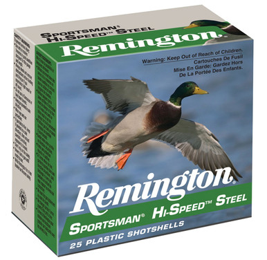 Remington 12 Gauge Ammunition SST12HMB Sportsman Hi-Speed Steel 3" Steel BB Shot 1 -3/8oz 1300fps 250 Rounds