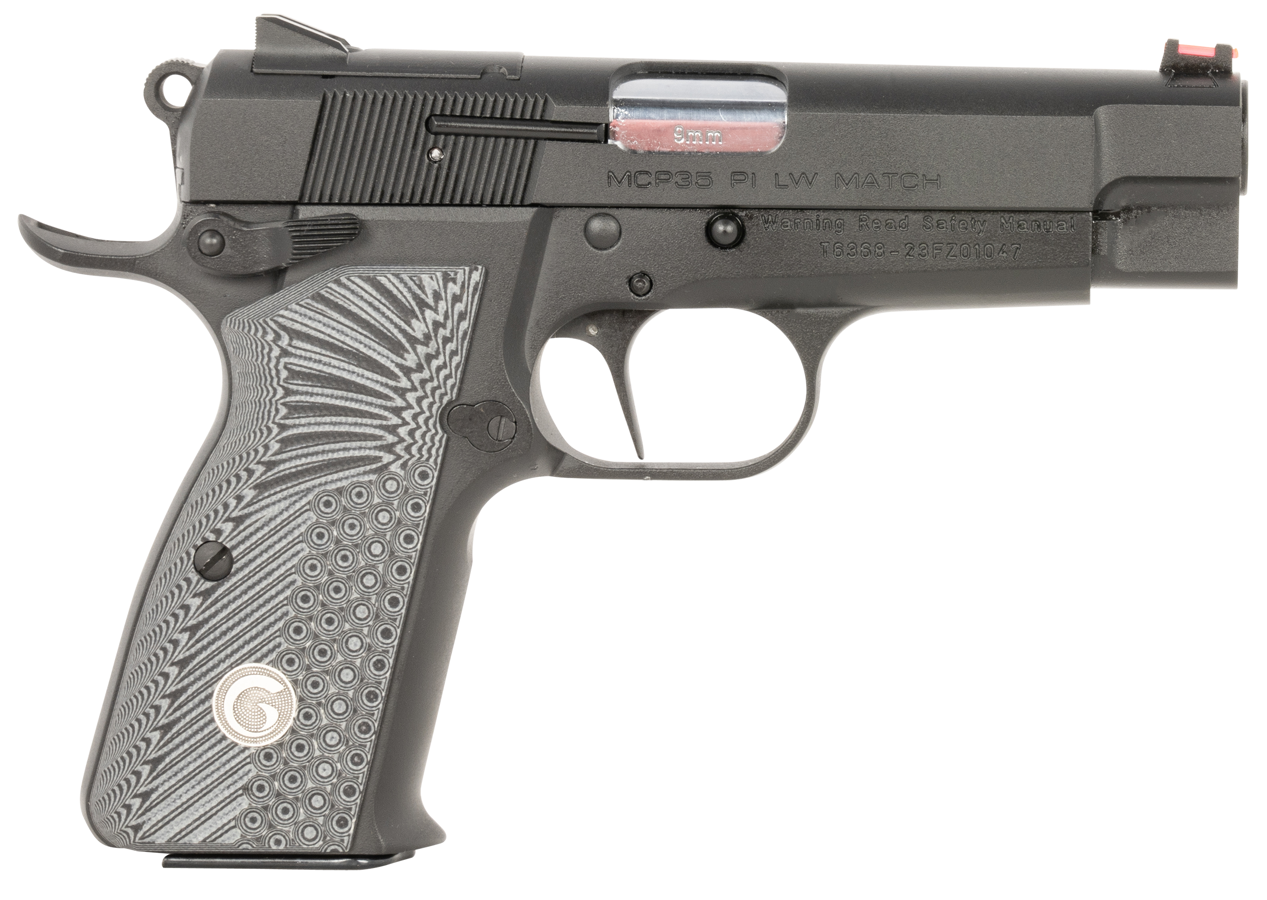 EAA MCP 35 PI Lightweight Optic Ready Pistol 390430, 9mm Luger, 3.88in, Black G10, Black Finish, 15 Rds
