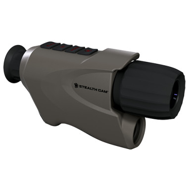 Stealth Cam STCXNVMSD Digital Night Vision Monocular & Camera - 3x20mm 8MP Resolution, Brown Rubber Armor Finish