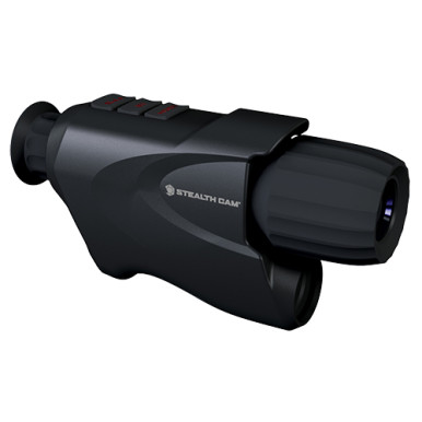 Stealth Cam STCXNVM Digital Monocular Night Vision Monocular - 3x20mm, Black Rubber Armor