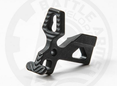Battle Arms Development Enhanced Bolt Catch - Billet Steel Construction, Black
