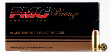 PMC 40D Bronze 40 S&W 165 gr Full Metal Jacket - 50 Per Box