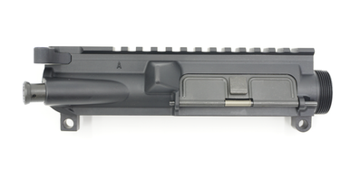 Gorilla Machining GM-15 Stripped Upper Receiverincludes Charging handle Forward Assist and Dust Cover Kit Black Anodized