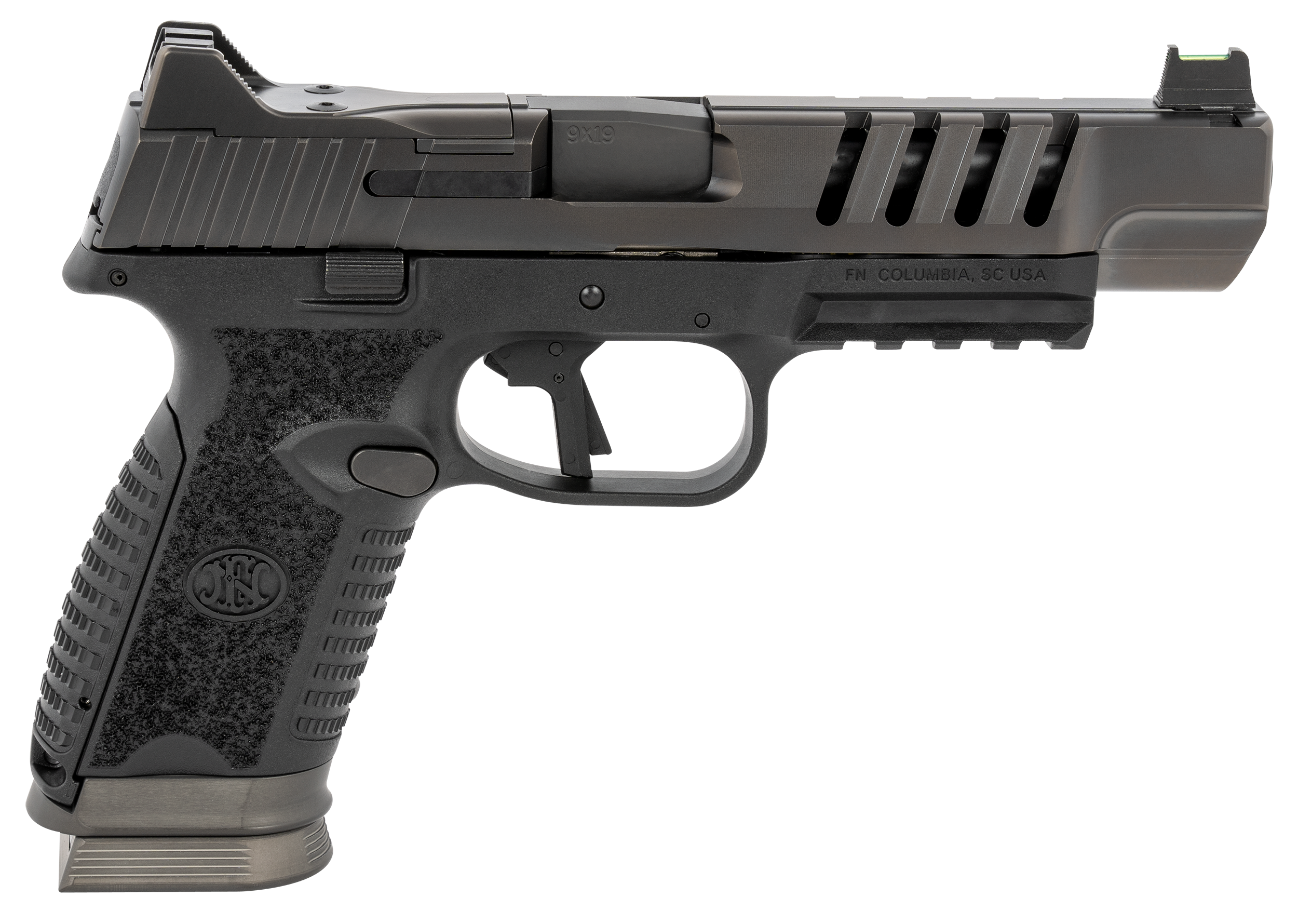 FN Herstal 509 LS Edge Optic Ready Pistol 66100940, 9mm Luger, 5in, Black Interchangeable Backstrap, Matte Black Finish, 10 Rds