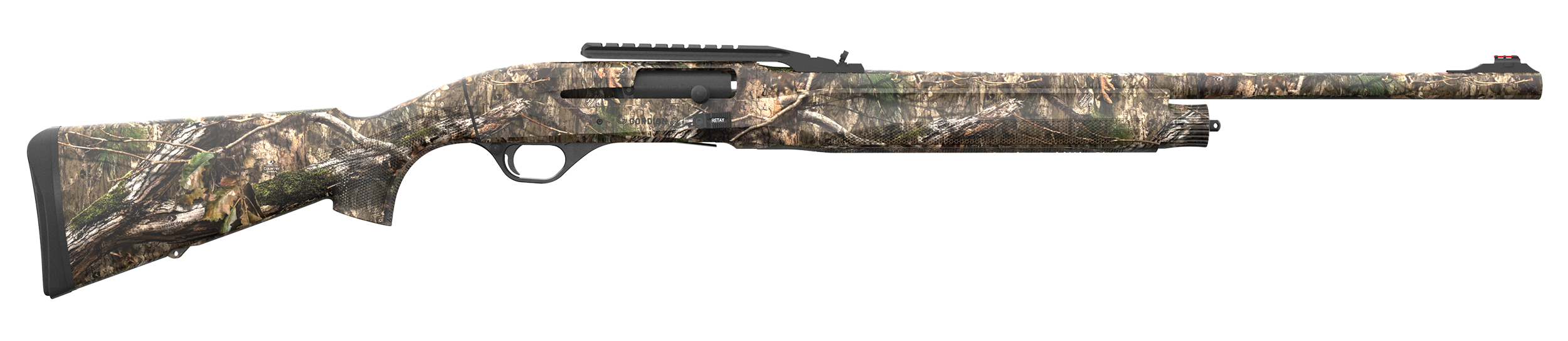 Retay USA Gordion Slug Shotgun GOR20SLDNA24, 20 Gauge, 24", 3" Chmbr, Aluminum Receiver Fixed w/Pistol Grip Synthetic Stock