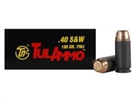 Tula 40 S&W Ammunition TA401800 180 Grain Full Metal Jacket Steel Cased Case of 500 Rounds