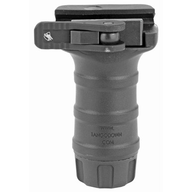 TangoDown BGV-QDKBLK Stubby Vertical Fore Grip - Black - QD Picatinny