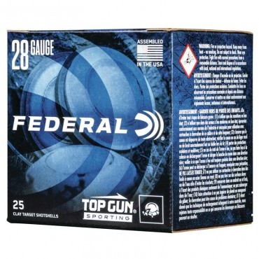 Federal 28 Gauge Ammunition TGS28218 2-3/4" 8 Shot 3/4oz 1330fps 25 Rounds