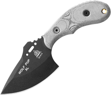 TOPS Knives WP011 Wolf Pup XL 2.5" Blade with Kydex Sheath - Tactical Fixed Blade