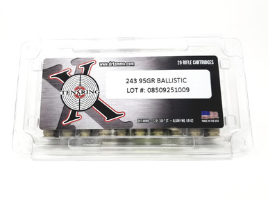 Ten Ring 243 Win Ammunition 95 Grain Ballistic-Tip 20 Rounds