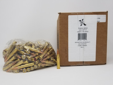 Ten Ring 308 Win Ammunition 150 Grain Full Metal Jacket Bulk Case of 250 Rounds