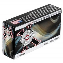 Ten Ring 9mm Ammunition 115 Grain Total Metal Jacket *Repackaged* 50 rounds