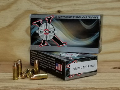 Ten Ring 9mm Ammunition 147 Grain Full Metal Jacket 50 Rounds