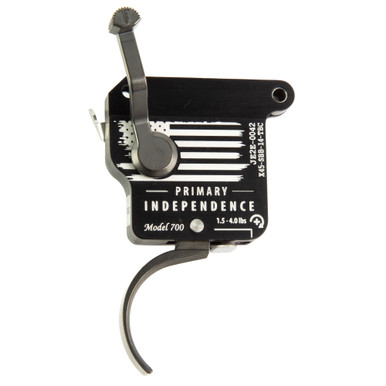 TriggerTech Primary Curved Independence Day Remington 700 Trigger w/Bolt Release - Adjustable, 1.5-4LB Pull Weight, Single Stage, Right Hand, Black