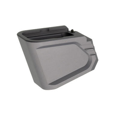 Tyrant CNC +5 Round Mag Extension for Glock 19/23 - Gray