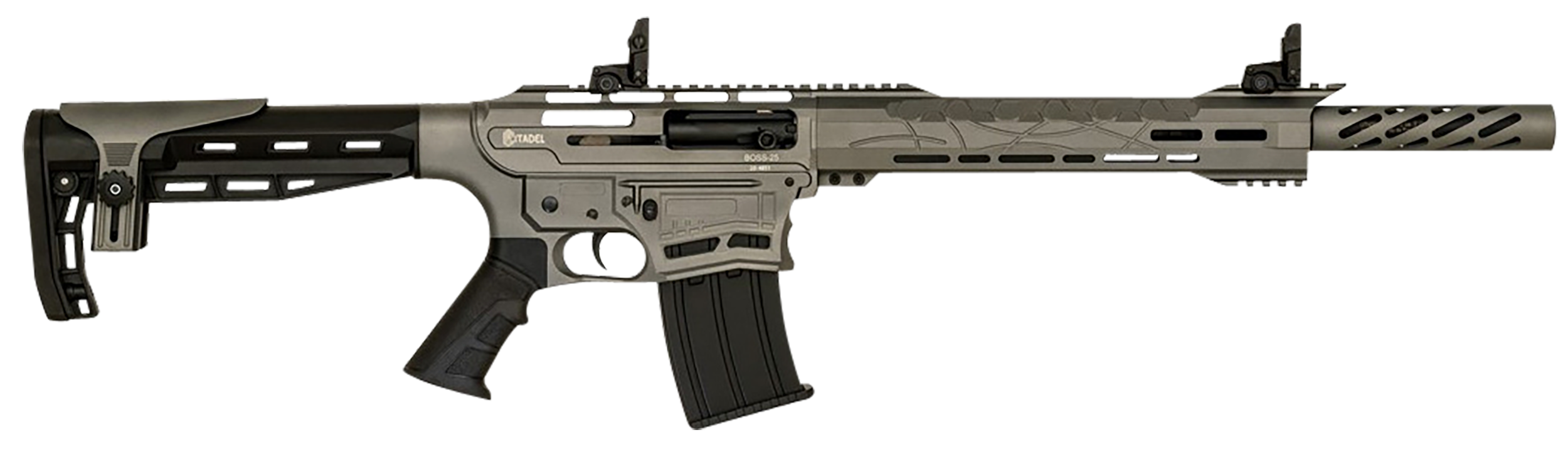 Howa Boss-25 Semi-Auto Shotgun CBOSS2512TG, 18.75", 3" Chmbr, Black Adj Comb Synthetic Stock, 5 Rds
