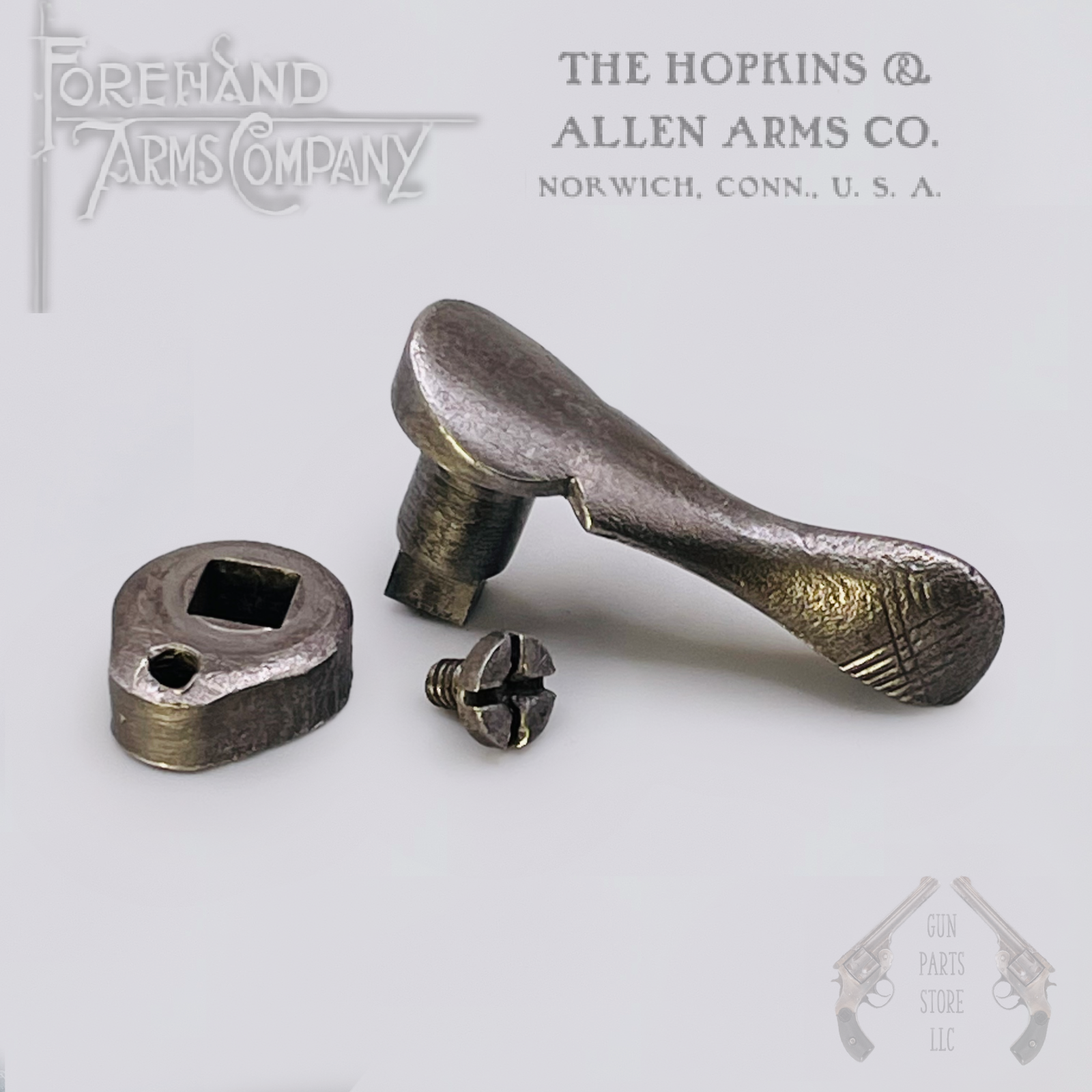 Top Lever, Screw & Swivel – FOREHAND ARMS / HOPKINS & ALLEN – Single Shotgun