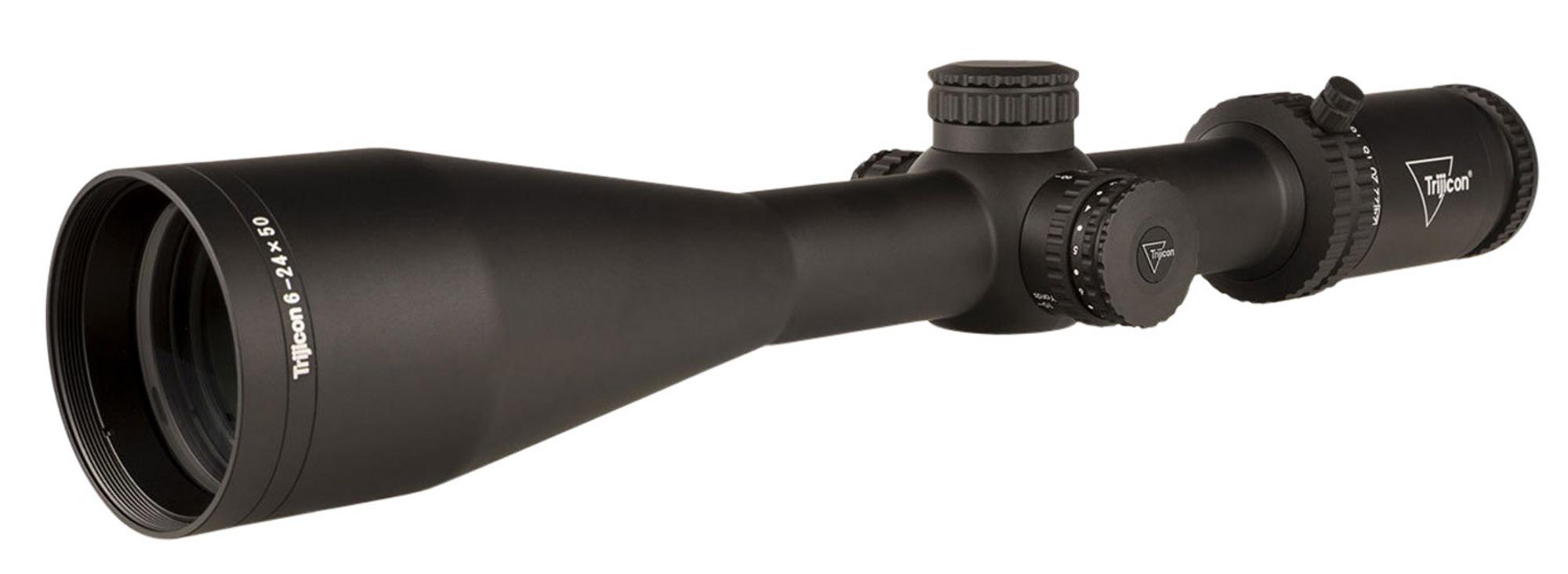 Trijicon Tenmile SFP Rifle Scope 3000005, 6-24x, 50mm Obj, 30mm Tube, Illuminated MRAD Ranging Reticle