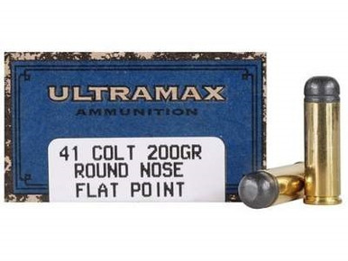 Ultramax 41 Colt UCB41C1 200 Grain Round Nose Flat Point 50 rounds