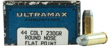 Ultramax 44 Colt UCB44C1 230 Grain Round Nose Flat Point 50 rounds