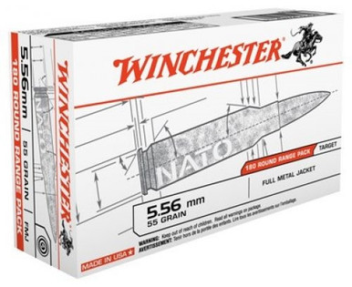 Winchester 5.56x45mm NATO USA3131W M193 55 gr FMJ 180 rounds