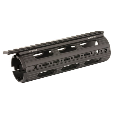UTG Pro Super Slim Drop-in Carbine Handguard - Fits AR Rifles, Carbine Length, Black