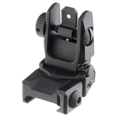 UTG Pro USA Rear Flip-Up Sight for Picatinny Rail Black - TLURS55