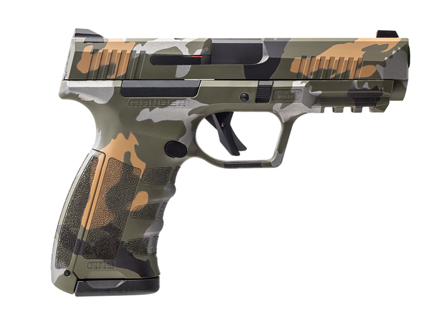 Dickinson RA9 Ranger Pistol RA9C, 9mm Luger, 4.25in, Ranger Camo Finish, 17 Rds