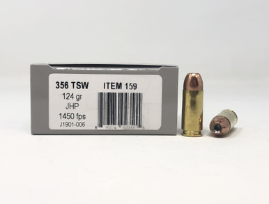 Underwood 356 TSW Ammunition 124 Grain Jacket Hollow Point UW159 20 Rounds