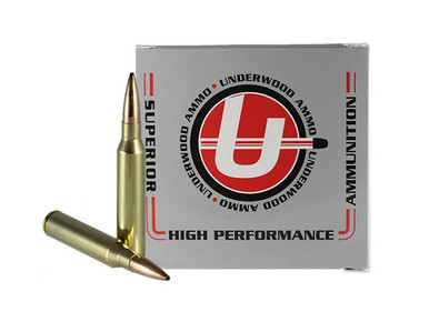 Underwood 338 Lapua Ammunition UW856 300 Grain Hollow Point Boat Tail 10 Rounds