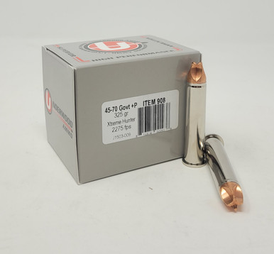 Underwood 45-70 Government +P Ammunition UW908 325 Grain Xtreme Hunter 20 Rounds