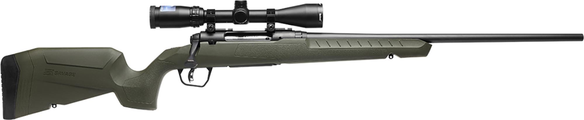 Savage Arms Axis 2 XP Bolt Action Rifle 32149, 223 Rem, 22", 3-9X40 Scope, OD Green Fixed Stock, 4 Rds