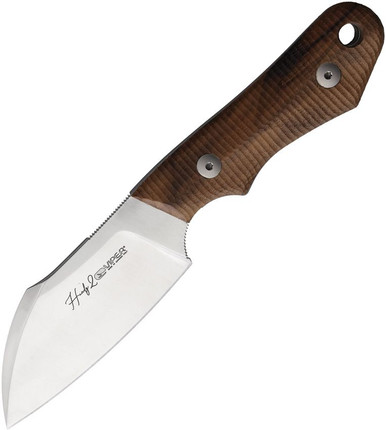 Viper Knives Handy 2 Fixed Blade 3.25" Bohler M390 Satin Walnut Wood - VT4048NO
