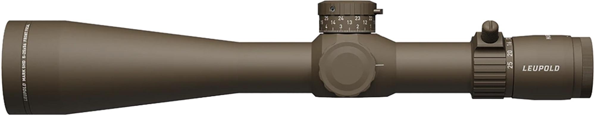 Leupold Mark 5HD FFP Rifle Scope 185072, 5-25x56mm, 35mm Tube, Flat Dark Eath, Tremor 3 Reticle