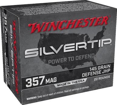 Winchester 357 Mag Ammunition W357ST 145 Grain ST Hollow Point 20 Rounds
