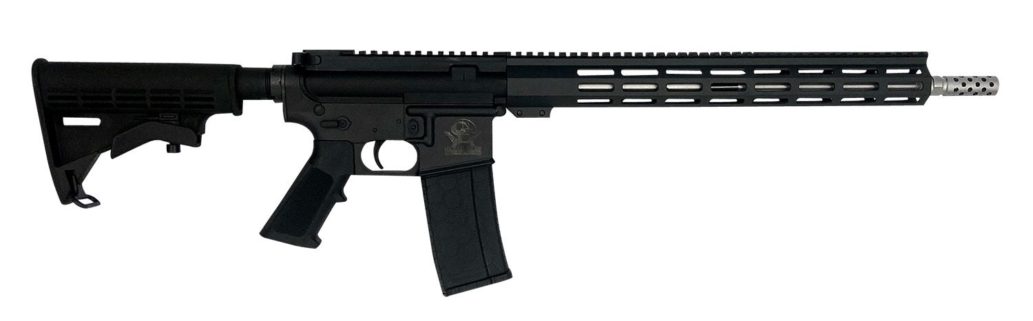 Great Lakes AR-15 Rifle GL15223SSLBLK, 223 Wylde, 16", Carbine Stock, 30 Rds