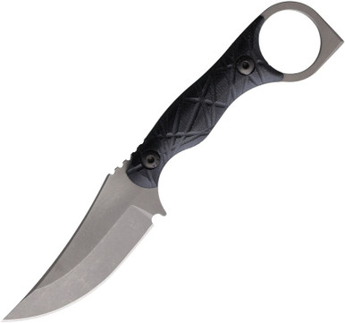 Wachtman Knife & Tool Raptor Fixed Blade - 2.9" AEB-L Trailing Point Blade, OD Green Sculpted Micarta Handles, Kydex Sheath