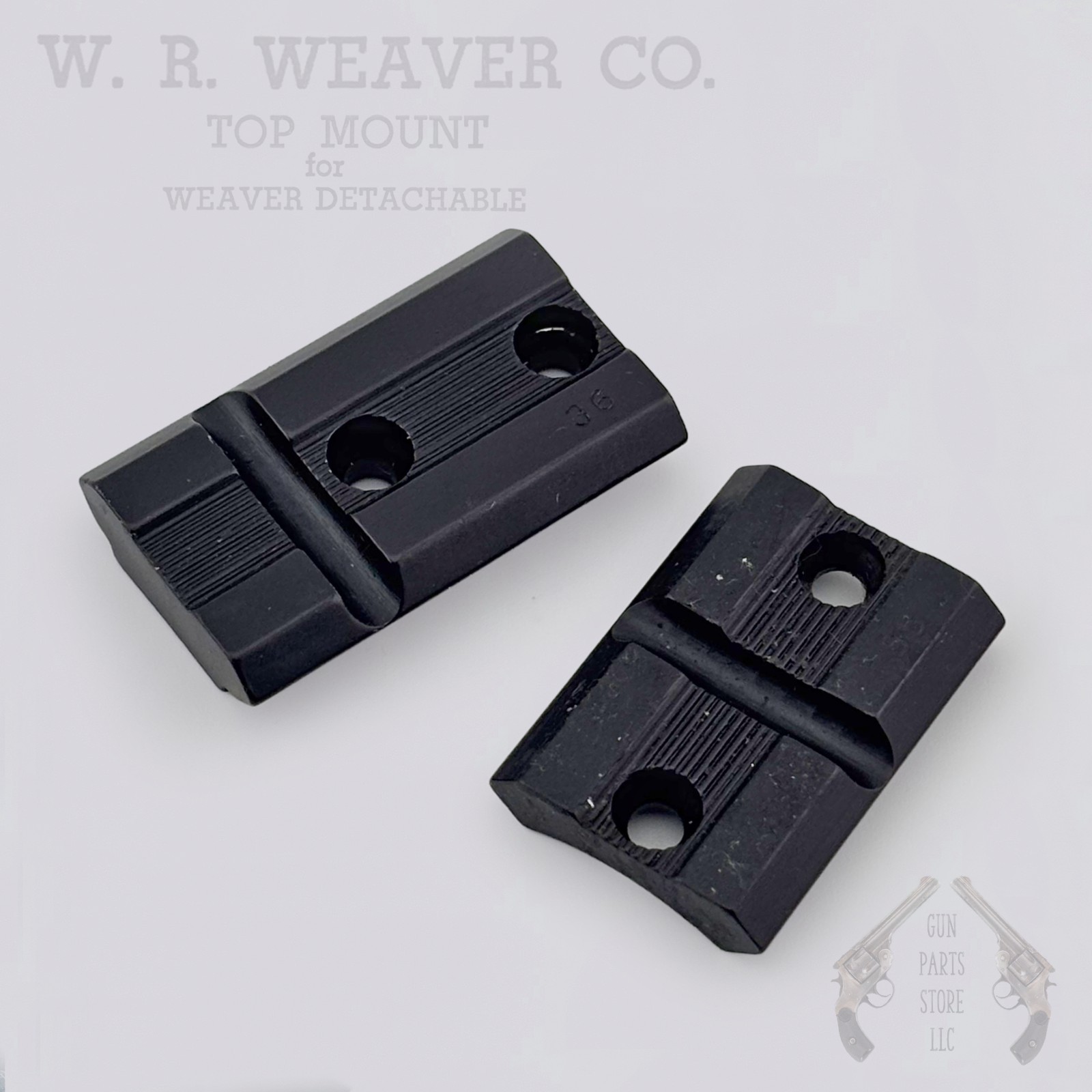 WEAVER Mount 36 & 35 – REMINGTON 700 721 725, BSA Monarch, WEATHERBY Vanguard