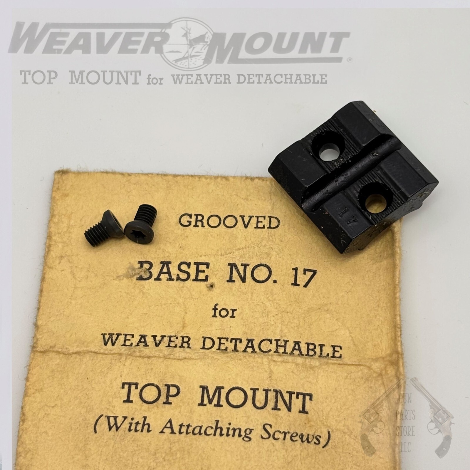 WEAVER Top Mount Base No. 17 – REMINGTON, STEVENS, WINCHESTER
