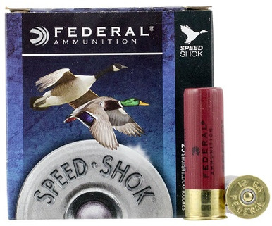 Federal Speed Shok 12 Gauge Ammunition WF142BBBCASE 3" 1-1/4 oz BBB Steel Shot CASE 250 Rounds