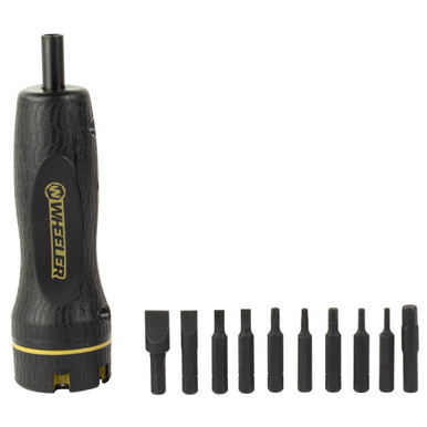 Wheeler FAT Wrench 2023 Variant Black and Gold - Includes Case and 10 Bits