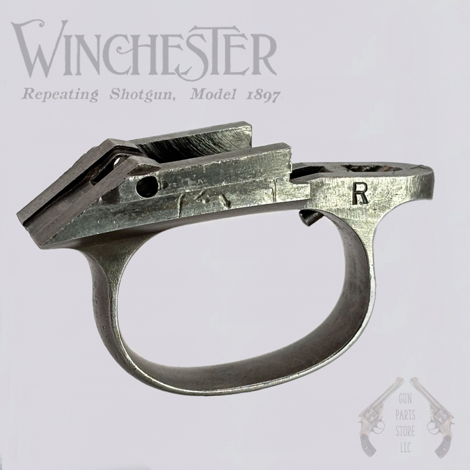 WINCHESTER Model 97 1897 Trigger Guard Bow & Stop Screw – 12 Ga