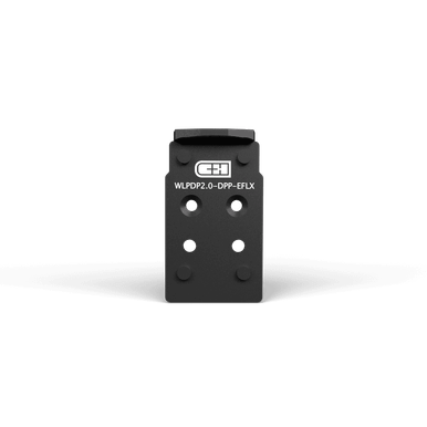 C&H Precision Walther DEFENSE PDP 2.0 to Leupold DeltaPoint Pro / EoTech EFLX Adapter Plate - Anodized Black Finish, Includes Mounting Hardware